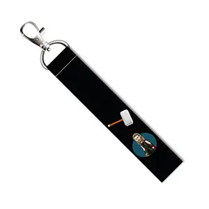 ISEE 360® Hammer Hero Lanyard Bag Tag with Swivel Lobster for Gift Luggage Bags Backpack Laptop Bags Students Employees L X H 5 X 0.8 INCH