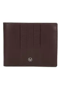 Allen Solly Men Brown Textured Leather Wallet