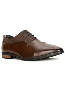 Bata Andre Oxford Men Lace-Up Formal Shoes in Brown,9 UK