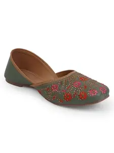 iconics Women Shoes,Green,UK-7