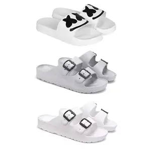 Men's Sandals | Lightweight Wear| Stylish & Easy to Wear For Men's PCV-San-(3-COMBO)-3030-3114-3113-7