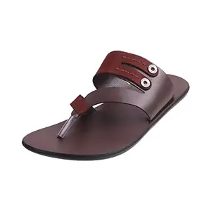 Mochi Mens Leather Brown Slippers (Size (11 UK (45 EU))