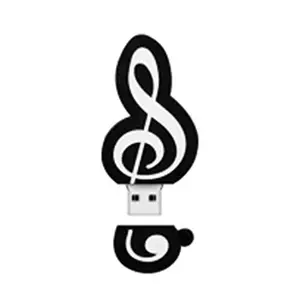 QGT 4GB USB 2.0 Music Note U Disk