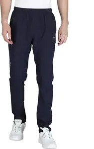Ocra Men's Solid Blue Track Pants | Lightweight, Comfortable, Stretchable Sports & Casual Wear (Grey,L)