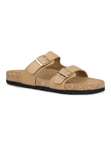 Inc.5 Women Beige Casual Solid Open Toe Flats Euro-41