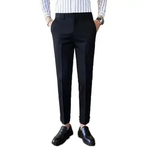 Pesado Men's Lycra Solid Pattern Pants (Black Lycra, 34 Inch) | P_5wnnsv_34 Inch