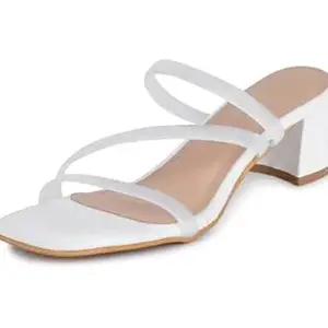 LOUIS STITCH Trendy Strap Design Block Heel Sandals for Women – High Heel Sandals