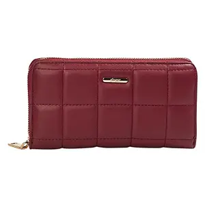 Ginger by Lifestyle Utility Wine Cognac Ox-Blood Whisky Synthetic Ladies Wallets