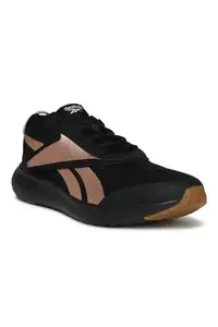 Reebok Men Effect Runner Running Shoes Black- Golden Bronze - White 8