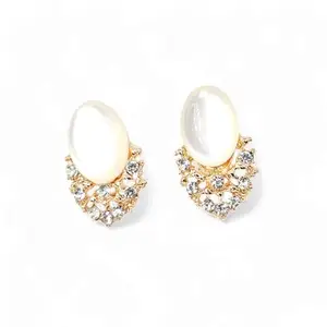 MAGICKAL MOON Women Jewellery Crystal Stud Earrings For Women and Girls (1 Pair)__054