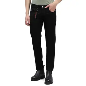 Monte Carlo Mens Black Light Wash Skinny Fit Jeans (2240873683DN-1-30)