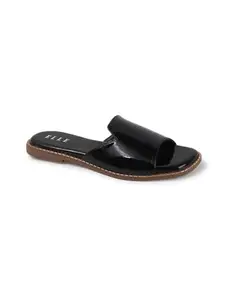 ELLE Women Fashion Sandal,Black,UK-8