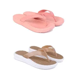 Women's Comfortable Sandal,Casual Lightweight Sandal for Everyday Wear | (COMBO-2)-1979-1860-7-EURO-38