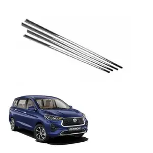 ROSHNEER Car Window Lower Garnish Stainless Steel Chrome Finish Exterior Compatible for Toyota RUMION Model (2023 Onwards)