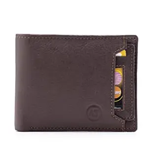 Genuine Lather Products Men Wallet, Brown Size 11 x 9 x 2cm - 7 Card Slots