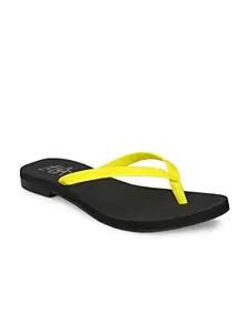 ZEBBA Women's Numa Pu Sandal Yellow, Size:5