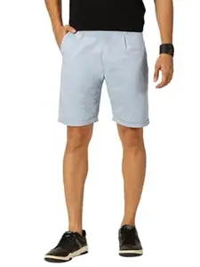 Thomas Scott Men's | Solid | Mid Rise | Light Weight | 100% Cotton | Casual | Chino | Shorts for Men