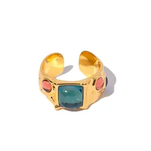 Dorada Jewellery Celebrity Inspired Latest Trendy Stylish Gold Plated Vintage Golden Ring for Women and Girls