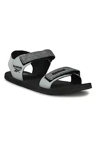 Reebok Men's Vm Max Flat Grey-Black Sandal-8 Kids UK (EX3995)