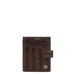 Da Milano Leather Card Holder for Men & for Women - Brown