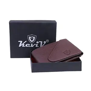 Keviv Artifical Leather Wallet for Men. (Brown)