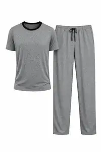 Mack Jonney Men's Polyester Lycra Tracksuit | Lightweight Sports & Gym Wear | Comfortable Running & Training Track Suit for Men-MJ-A62