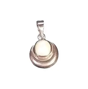 Aldomin� Natural Energized Pearl (Moti) Healing Crystal Pendant In Sterling Silver