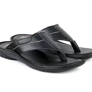 G L Trend Casual Comfortable Relax Series Sandal Slipper for Men Black 6 UK