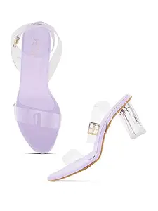 JM LOOKS Women Fashion Lavendar Sandal Solid Occasions Casual Comfortable Sole Fancy Design Sandals