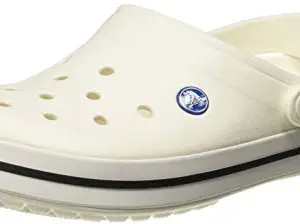 Crocs Unisex-Adult Crocband White Clog-6 Men/ 7 UK Women (M7W9) (11016-100)