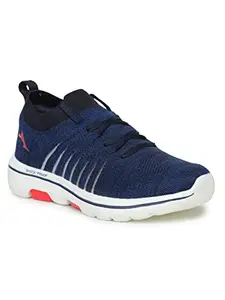 ABROS Men's ASSG1122 Sports Shoes- Navy/Red- 9UK