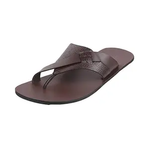 Metro Mens Leather Brown Slippers (Size (5 UK (39 EU))