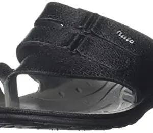 Bata Men's Slip-on Sandal - BLACK (7 UK) (8726366)