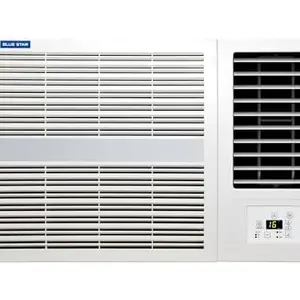 Blue Star 2 Ton 3 Star Fixed Speed Window AC (Copper, Turbo Cool, Fan Modes-Auto/High/Medium/Low, Hydrophilic Blue Fins, Dust Filters, Self-Diagnosis, 2024 Model, WFD324E, White) price in India.