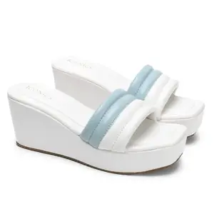 ICONICS Women Sandal,White,UK-7