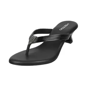 Metro Women Black Synthetic Sandals - EU/40 UK/7-32-240
