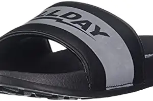 Max Men's SU21MFPM1004 Black Slipper-7 Kids UK (SU21MFPM1004BLACK)