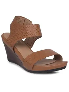 BATA Women PISA Beige Fashion Sandals5 Kids UK (6618901)