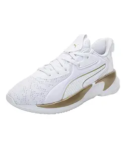 Puma Womens Softride Premier Metallic Wn S White Walking Shoe - 3 UK (376188)