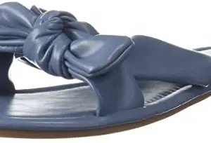 Van Heusen womens Flatform Sandal, Blue, 6 UK