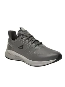 Impakto Hydro Seal Men's All Court Badminton,Squash Shoes Lightweight & Durable, X-Cushion Protection Grey