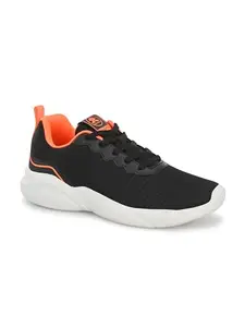 OFF LIMITS Men BlazeRun Running Shoes Black/Orange UK 6