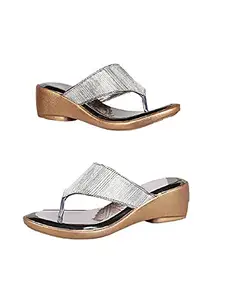 WalkTrendy Womens Synthetic Grey Open Toe Heels - 4 UK (Wtwhs556_Grey_37)
