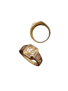 Stylish Men's Designer Ring Diamond Gold Ring For Men Ring/Gold Ring||JEWELRYRING-314-23