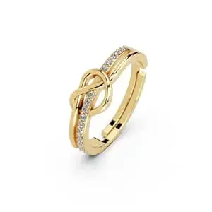 Miss Highness 925 Sterling Pure Silver Ring for Women and Girls, Infinity Rings, Adjustable Free Size, with Certificate of Authenticity & 925 Stamp, Gift for Wife and Girlfriend, Birthday, Anniversary