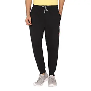 LA'eNviE Ultra Soft Pure Cotton Men's Jogger Track Pants for Men Stylish Winter Pants Pack of 1 Black