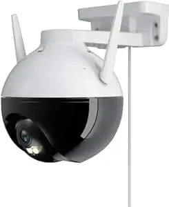 Outdoor WiFi 1080p Motorized Pan/Tilt Camera,Color Night Vision, Dust and Water Protection, BuiltIn MicroSD Card Slot