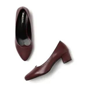 Marc Loire Women's Formal Block Heel Pump Shoes for Office, Party and Formal Occasions.