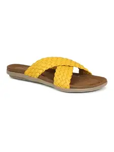 Inc.5 Women's Casual Slip-On Mustard