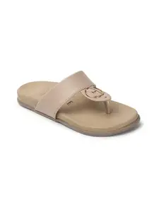 ELLE Flip Flop Sandal, Colour-Beige,Size-UK 3